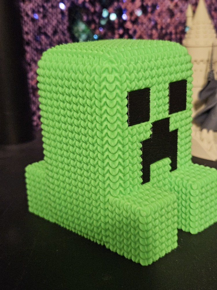 Minecraft creeper 3d printed figure