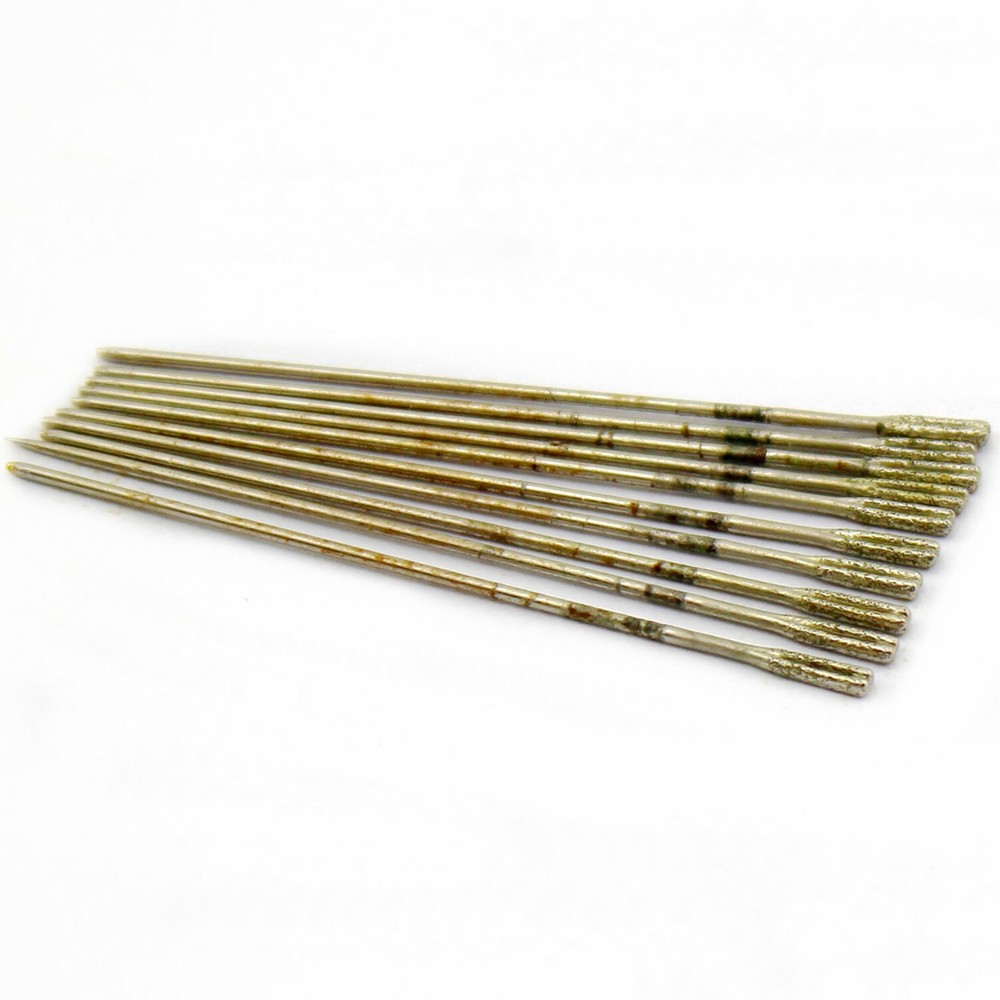 20Pcs 2mm Diamond Lapidary Drill Bits Hole Solid Bits Jewelry Tools for Stone