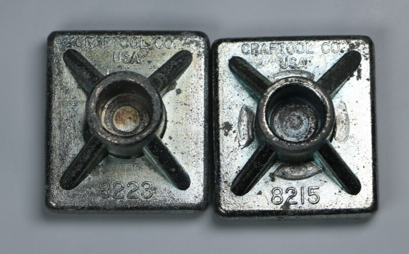 2 Frog or Toad Craftool Leather Stamping Tools 8215, 8223