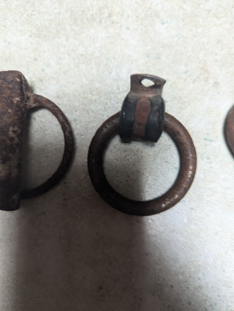 Lot Of 11 Rusty Old Hardware Pcs,Wrench,Hook,Loop,Ring, Handle,Latch,Primitive