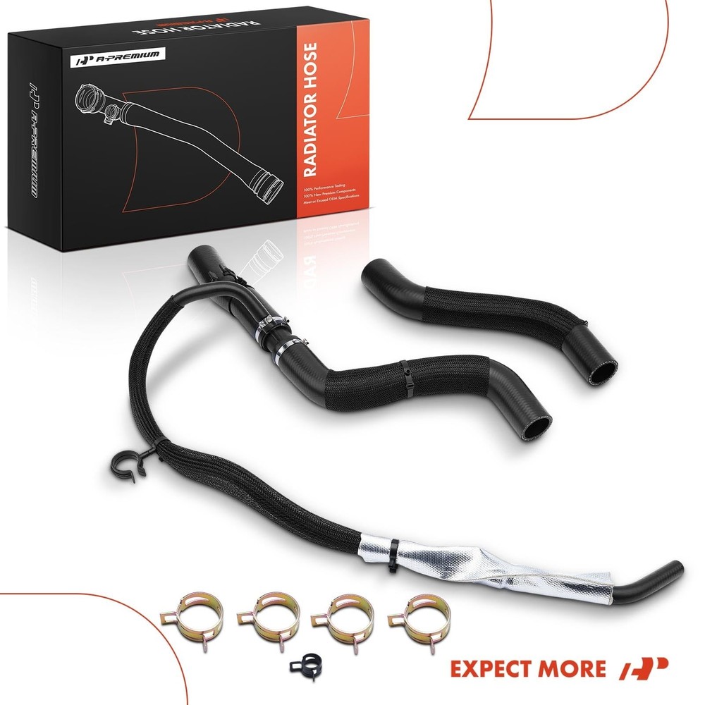 A-Premium 2-Pack Lower & Upper Radiator Hose Compatible with Ford Edge 2012 2...