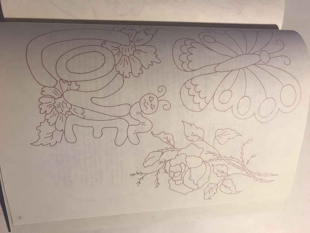 Jonell's Transfer Patterns Loop Embroidery Book 505 68 Iron on Patterns