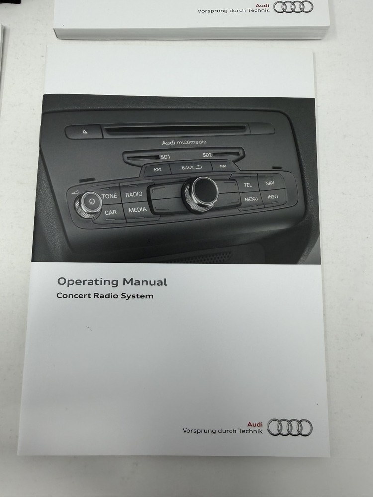 2016 Audi Q3 Owners Manual OEM Complete Set