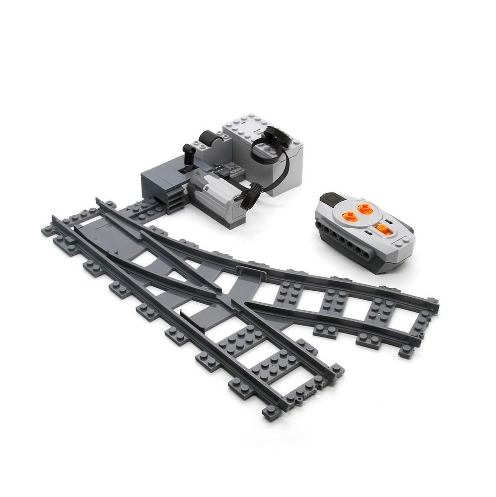Remote Control Left Rail Track Set – Straight & Curved Rails for MOC Train