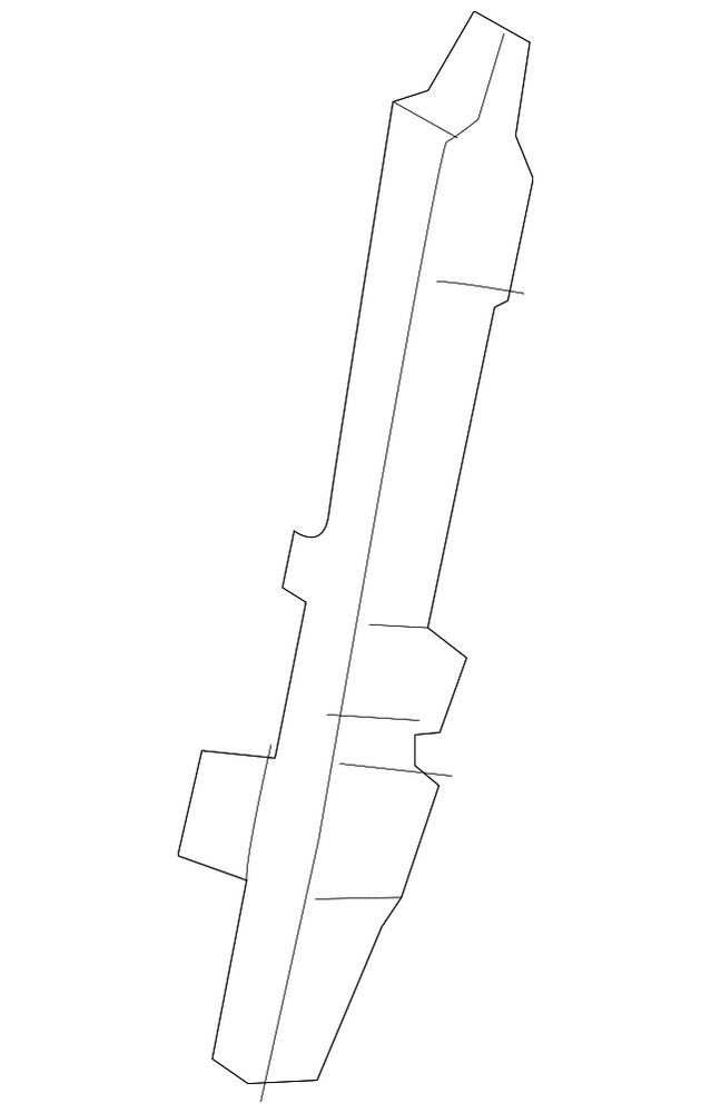 Genuine GM Passenger Side Front Seat Back Upper Support 13507183