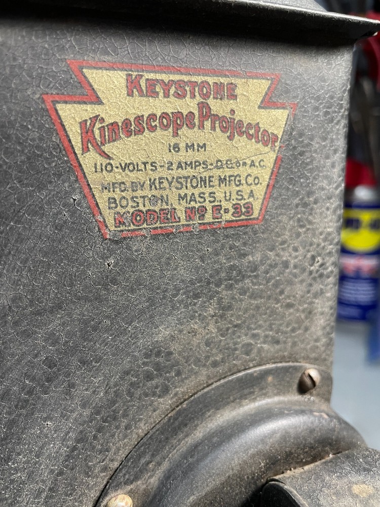Keystone Kinescope Model E-33 16mm Movie Projector
