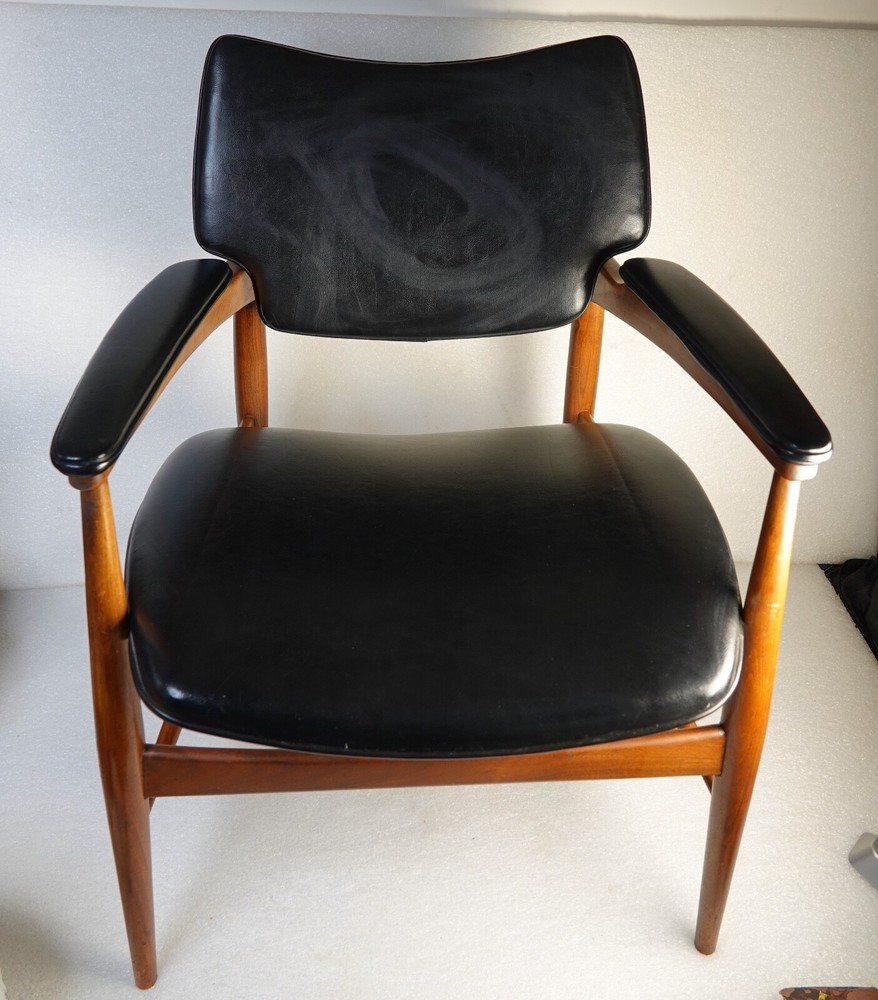 THONET TEAK MID CENTURY MODERN  CHAIR 1950'S