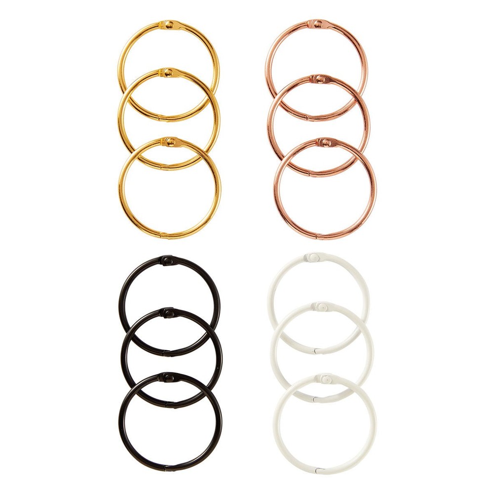 Spellbinders 1.5" Book Rings 12/pc, SCSE-014