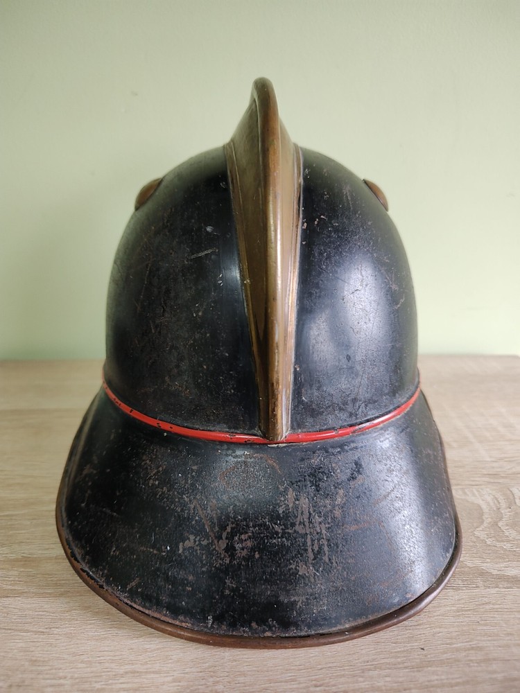 Vintage Swiss Firefighters Helmet
