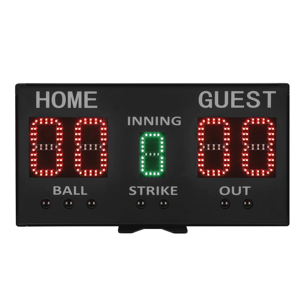 Electronic Baseball Scoreboard High-Light Digital Scoreboard, Remote Control