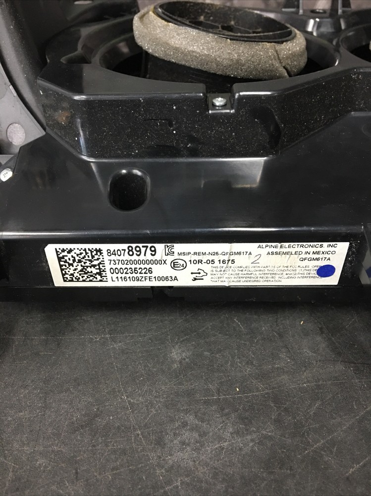 2016-2017 Chevy Camaro Climate Control Panel HVAC OEM 84015995
