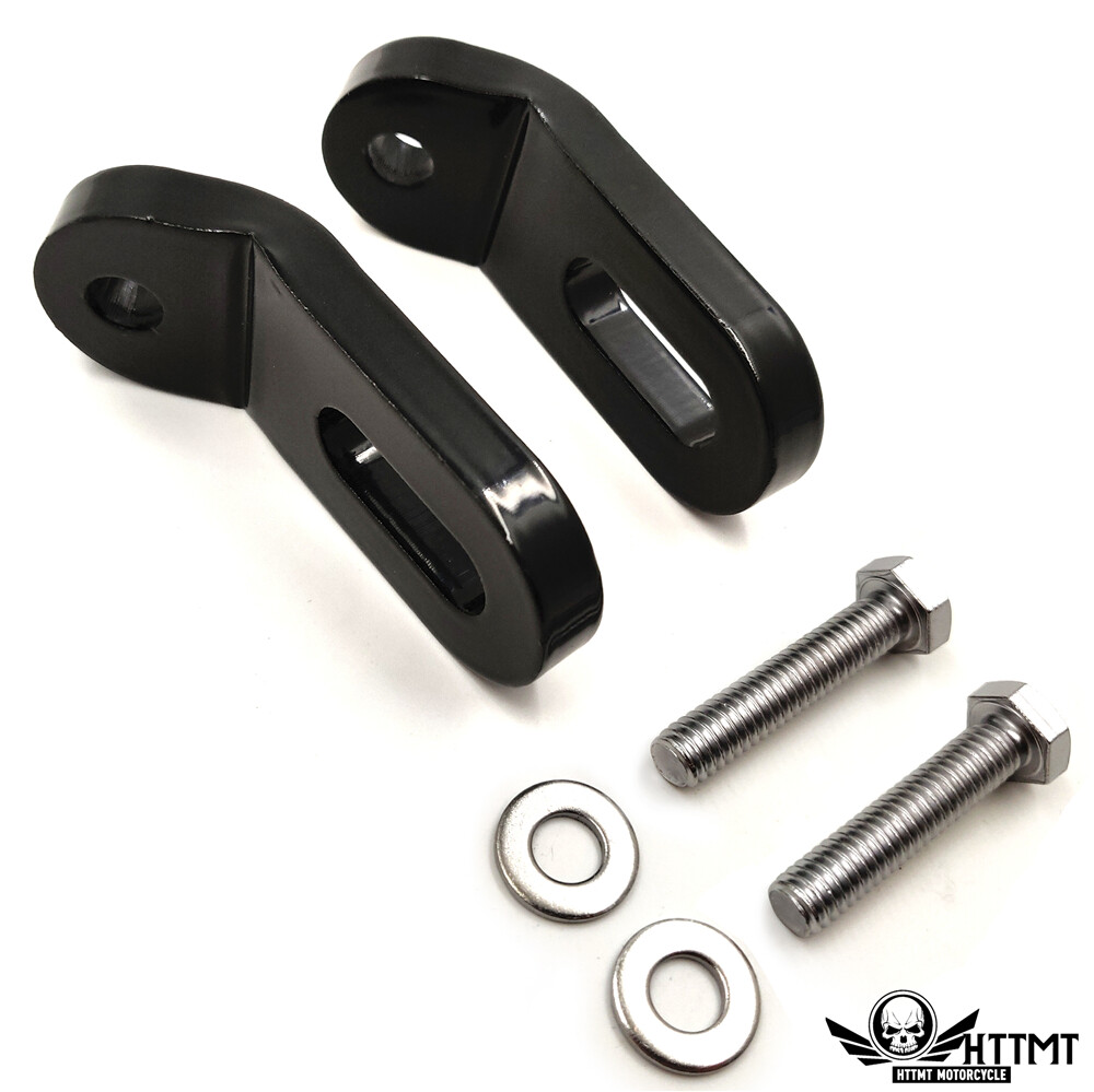 Black Touchless Tie-Downs for Harley Touring Road King Electra Glide