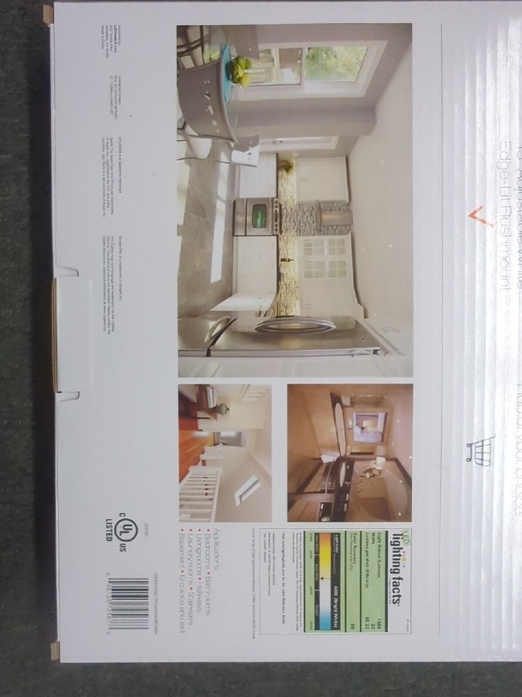 ✨New✨ Sylvania Smart+ 15-inch Adjustable Edge-Lit Flushmount Light - Lighting