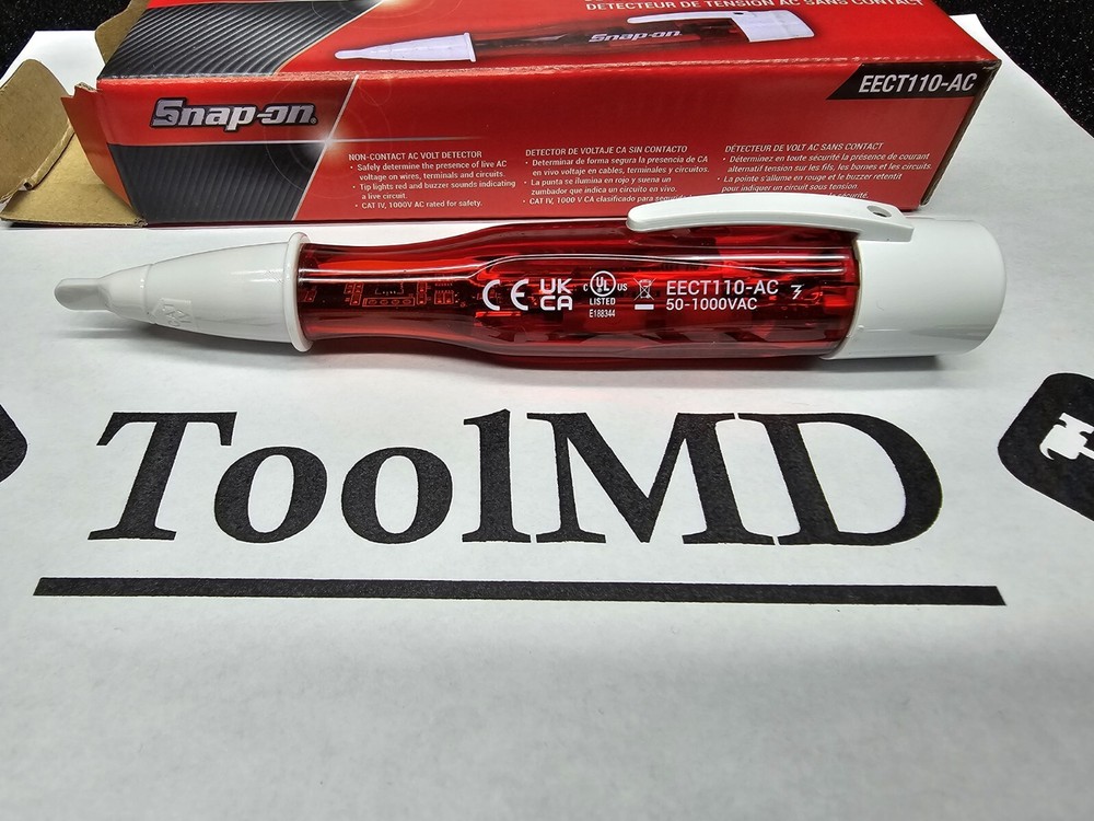 Snap-on Tools NEW 110 - 1,000V AC Non-Contact Voltage Sensor EECT110-AC