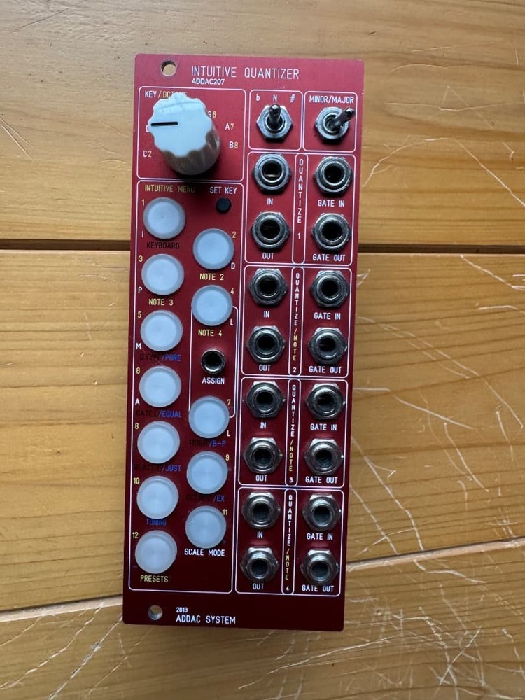 ADDAC ADDAC207 Intuitive Quantizer 4-Voice Module