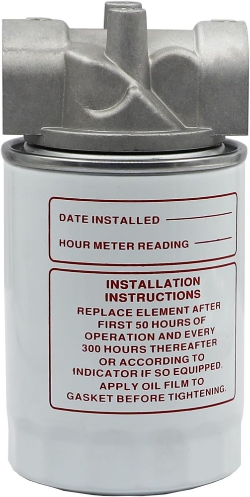 Spin-On Filter Assembly Hydraulic Oil Filter for Petroleum Based Fluids 10 Micro