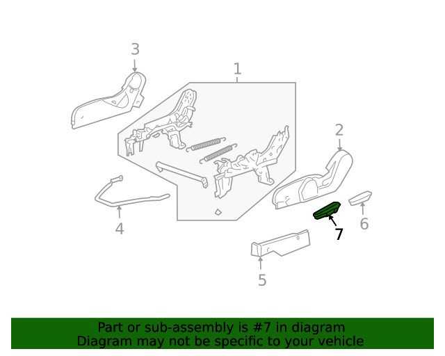 Genuine GM Adjust Handle 89045460