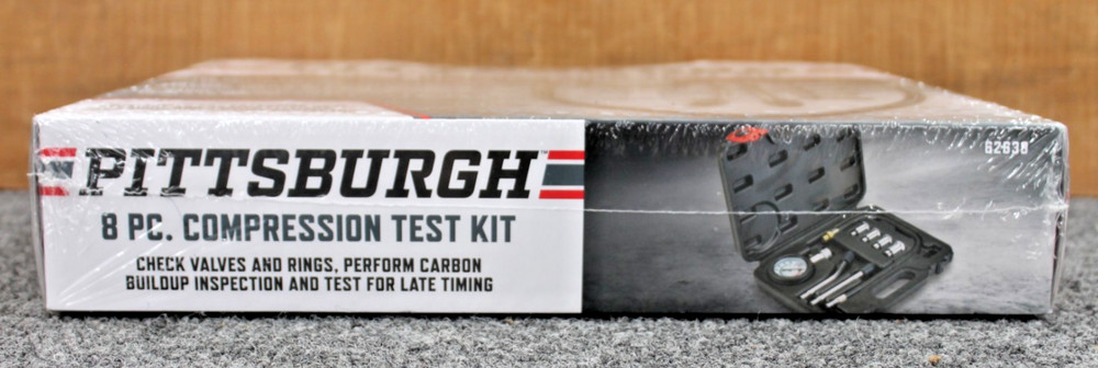 Pittsburgh 8-PC Compression Test Kit 62638 (New)