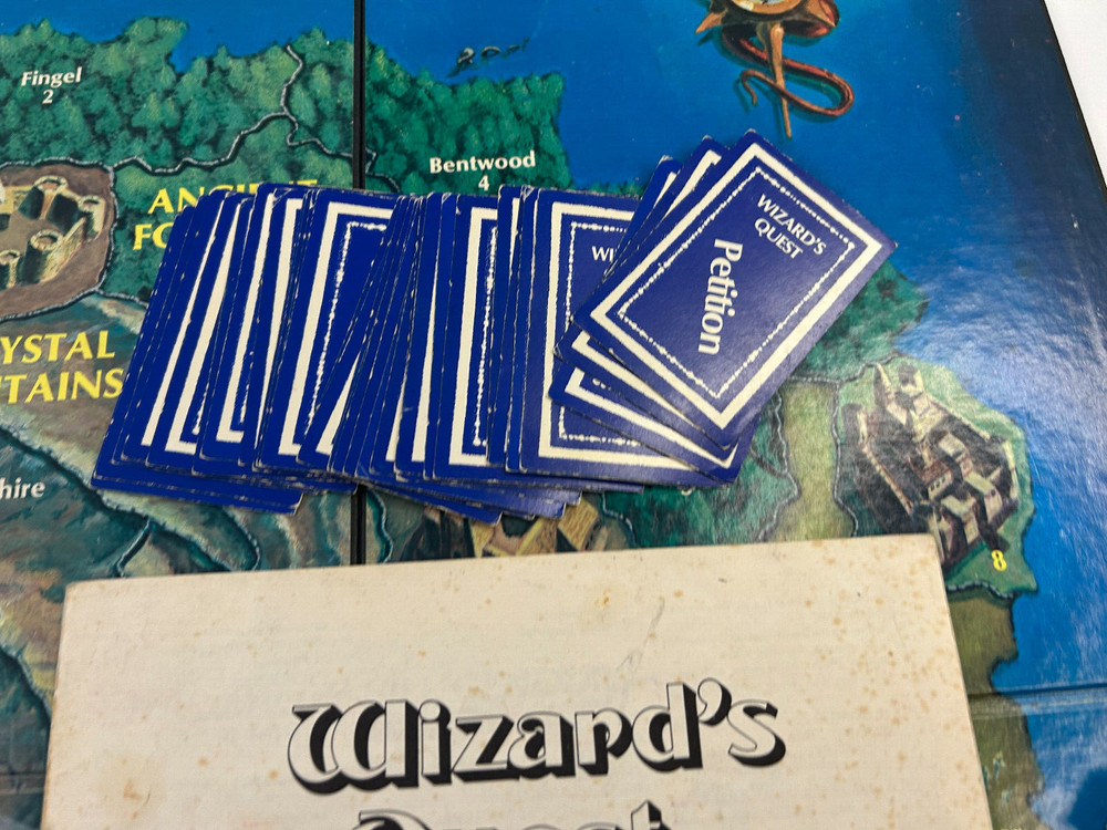 Avalon Hill Wizard's Quest Game 1979-Incomplete (No Box, Missing 4 Orcs)
