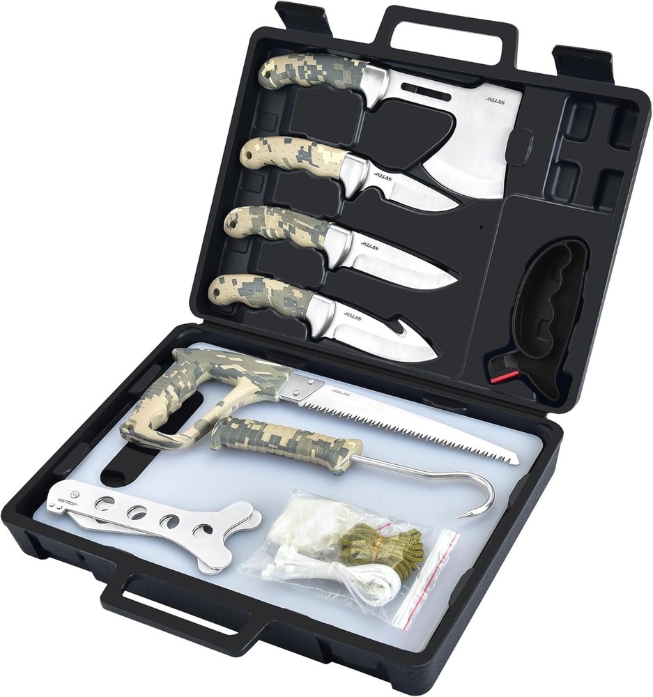 Professional 13-Piece Hunting Gear Set | Field Dressing & Game Processing Kit |