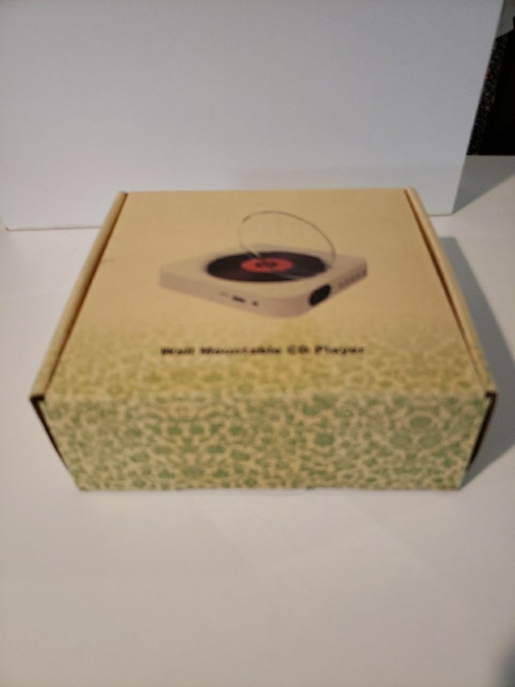 Bluetooth Player Wall Mountable Or Desktop White With Remote