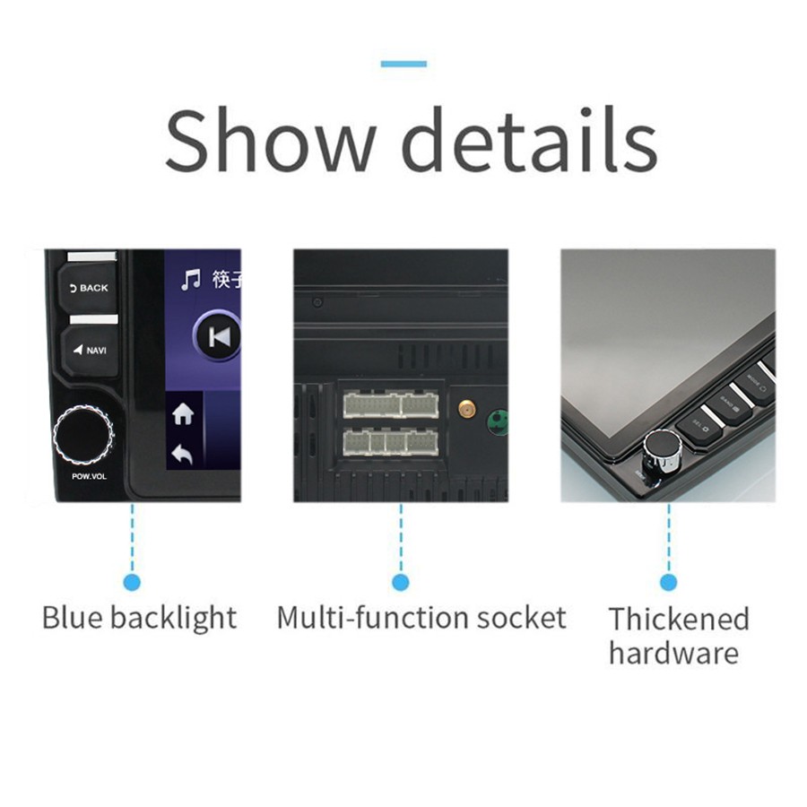 9.7in Android Car Stereo Radio Bluetooth Mirror Link GPS Navigation WIFI FM USB