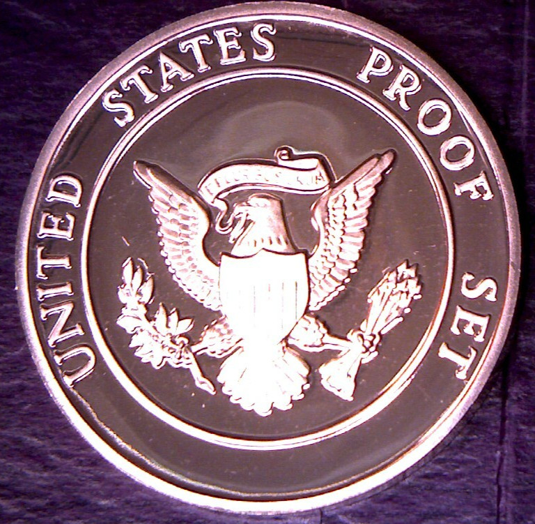 1982 US MINT PROOF SET MINT BRASS TOKEN (FREE SHIPPING)