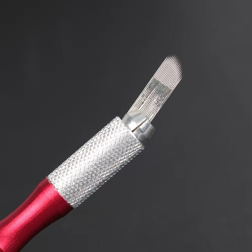 Chamfer Blade 18Pin Permanent Makeup Eyebrow Tatoo Blade Microblading Needles