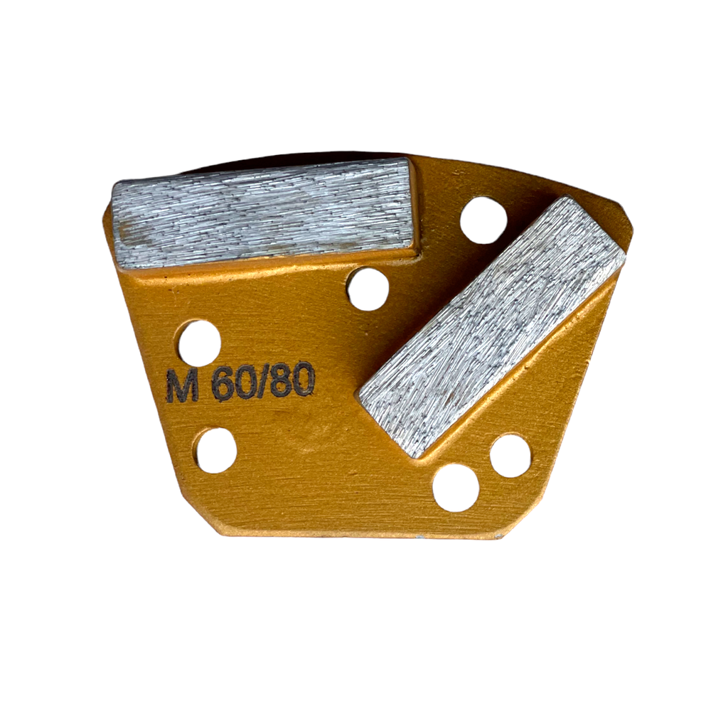 Bolt on Trapezoidal Diamond Grinding Tooling Concrete Floor Grinders Medium Bond