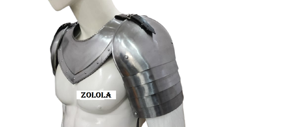 Medieval Armor Metal constructed Shoulder Pauldrons Pair New Arming