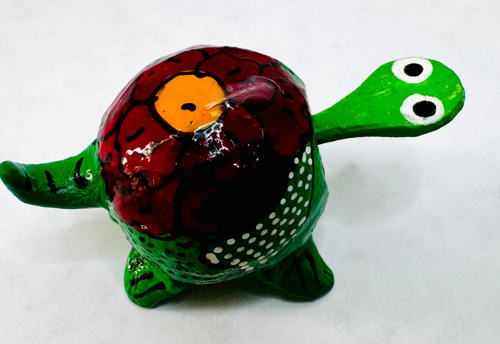 Handcrafted Mexican Turtle Bobble Head