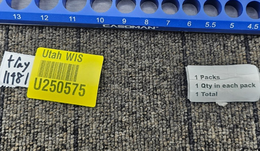 Casoman Magnetic Socket Holder Organizer Blue Replacement 4-14 Storage