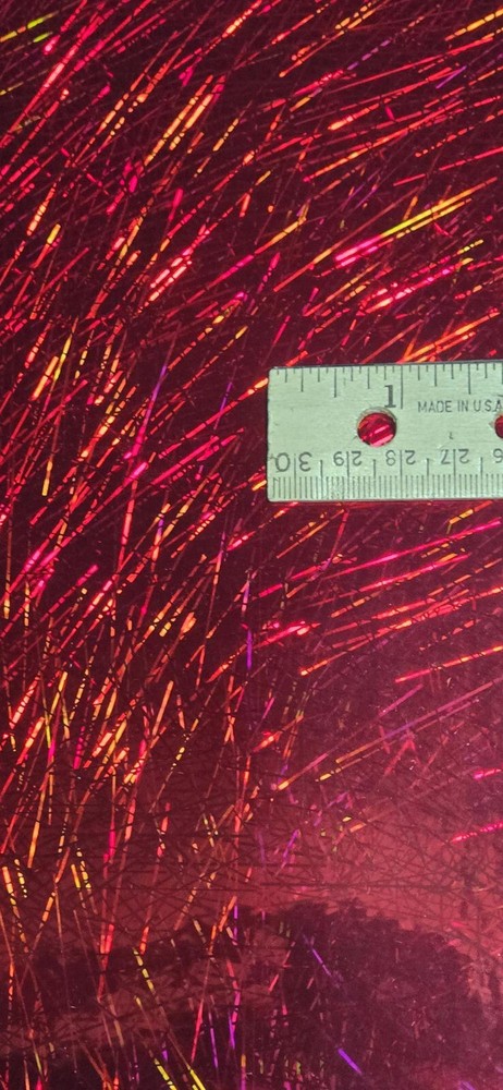 Holographic Cherry Red Light Ray Sign Plotter Cutter Vinyl Roll