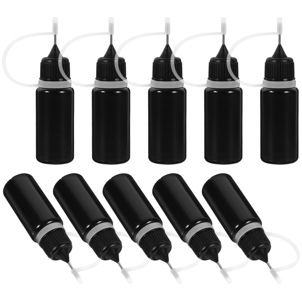 20pcs Needle Tip Glue Bottles Glue Squeeze Empty Glue Needle Tip Bottles 10ml