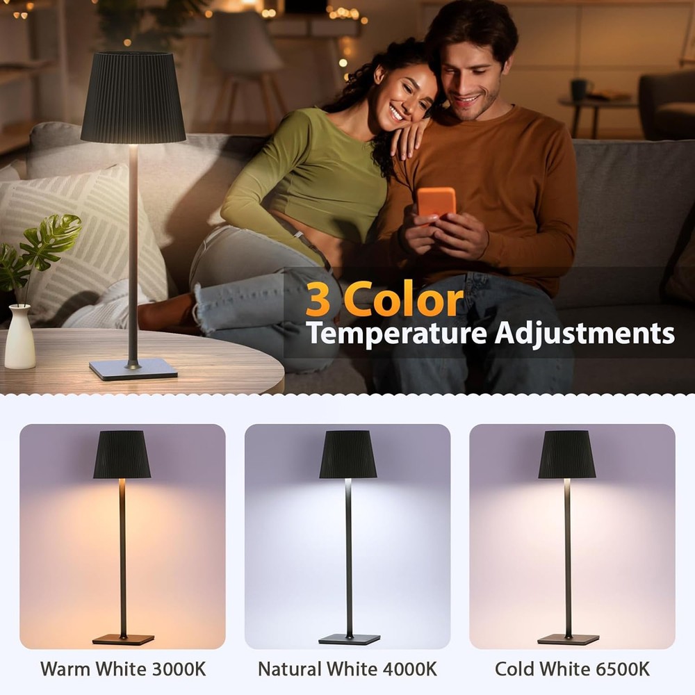 2 Packs Table Lamp For Study Room Reading Use