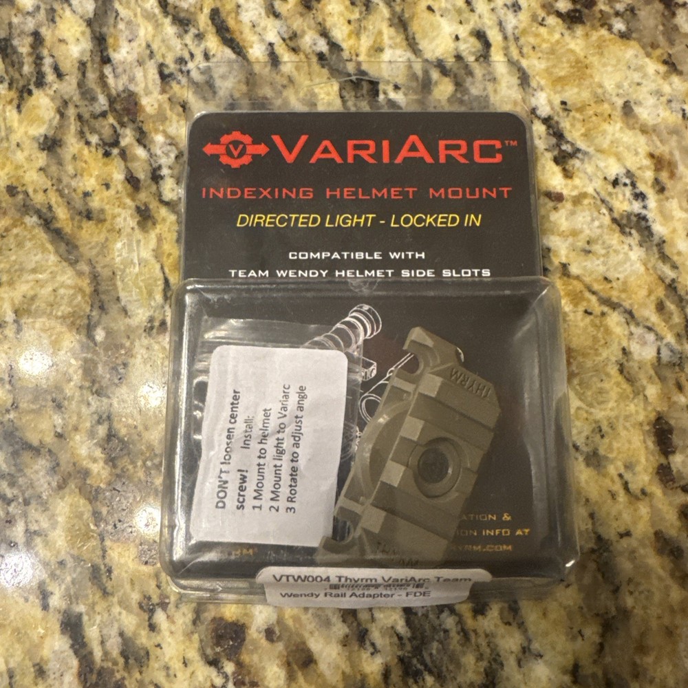 THYRM VariArc - Indexing Helmet Mount - TAN - # VA004 - NIB