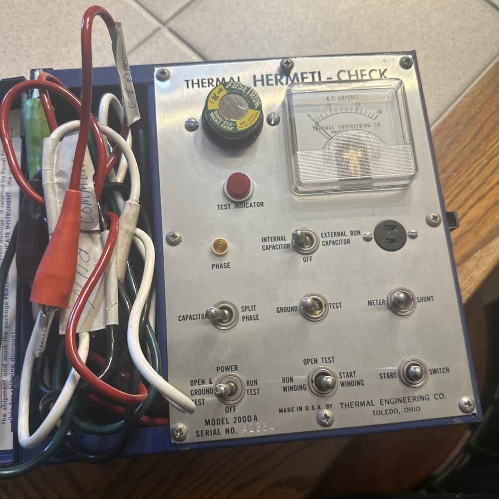 Thermal Engineering Hermeti Check model 2000A testing system