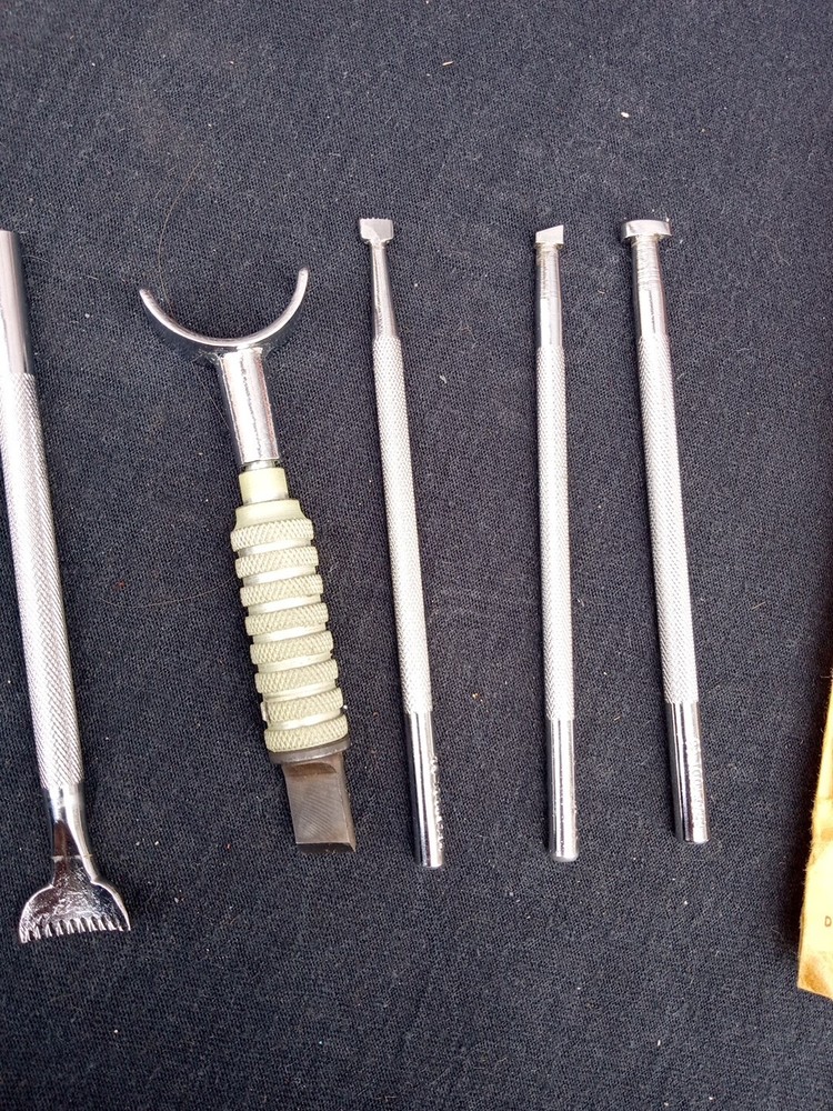 Tandy Craftool Leather Tools Set Of 5