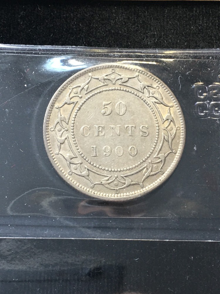 1900 CCCS Graded Newfoundland, Fifty Cent **EF-40**