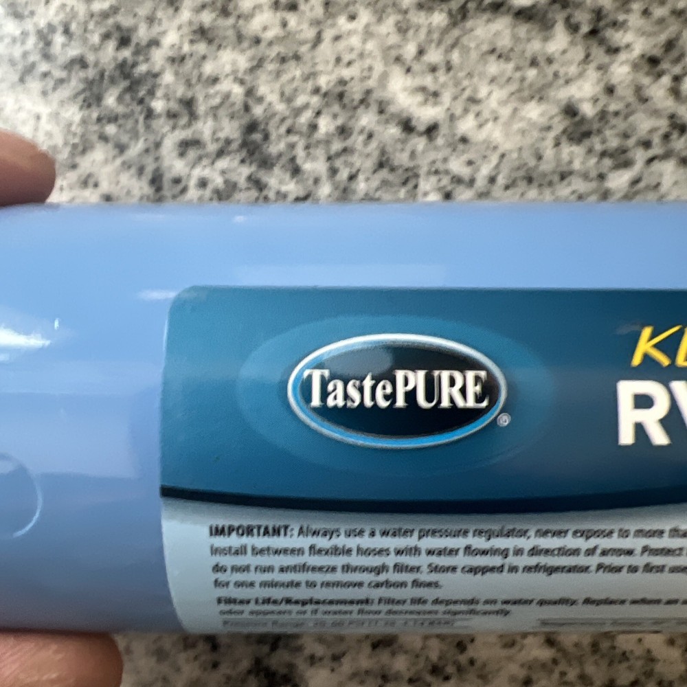 Taste Pure KDF/Carbon RV Water Filter Camco Manufacturing