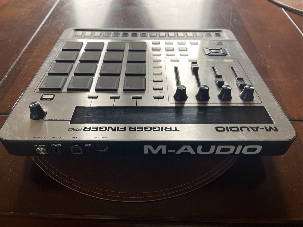 M-Audio Trigger Finger Pro - USB MIDI Controller - Tested WORKS - No Power Cord