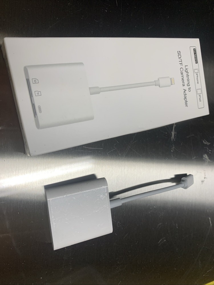 Lightning to SD/TF Camera Multi Function Adapter S-309