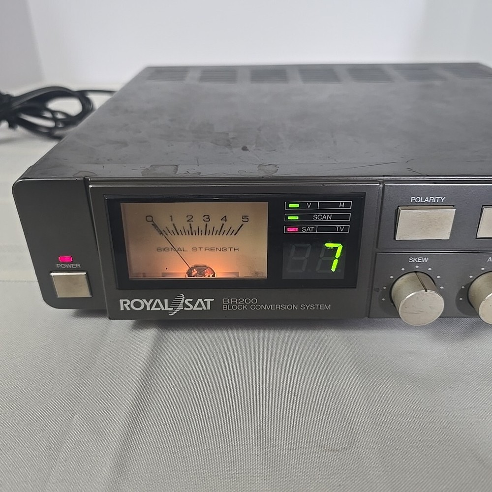 Royal Sat BR200 Block Conversion System AC 117v 60hz Works