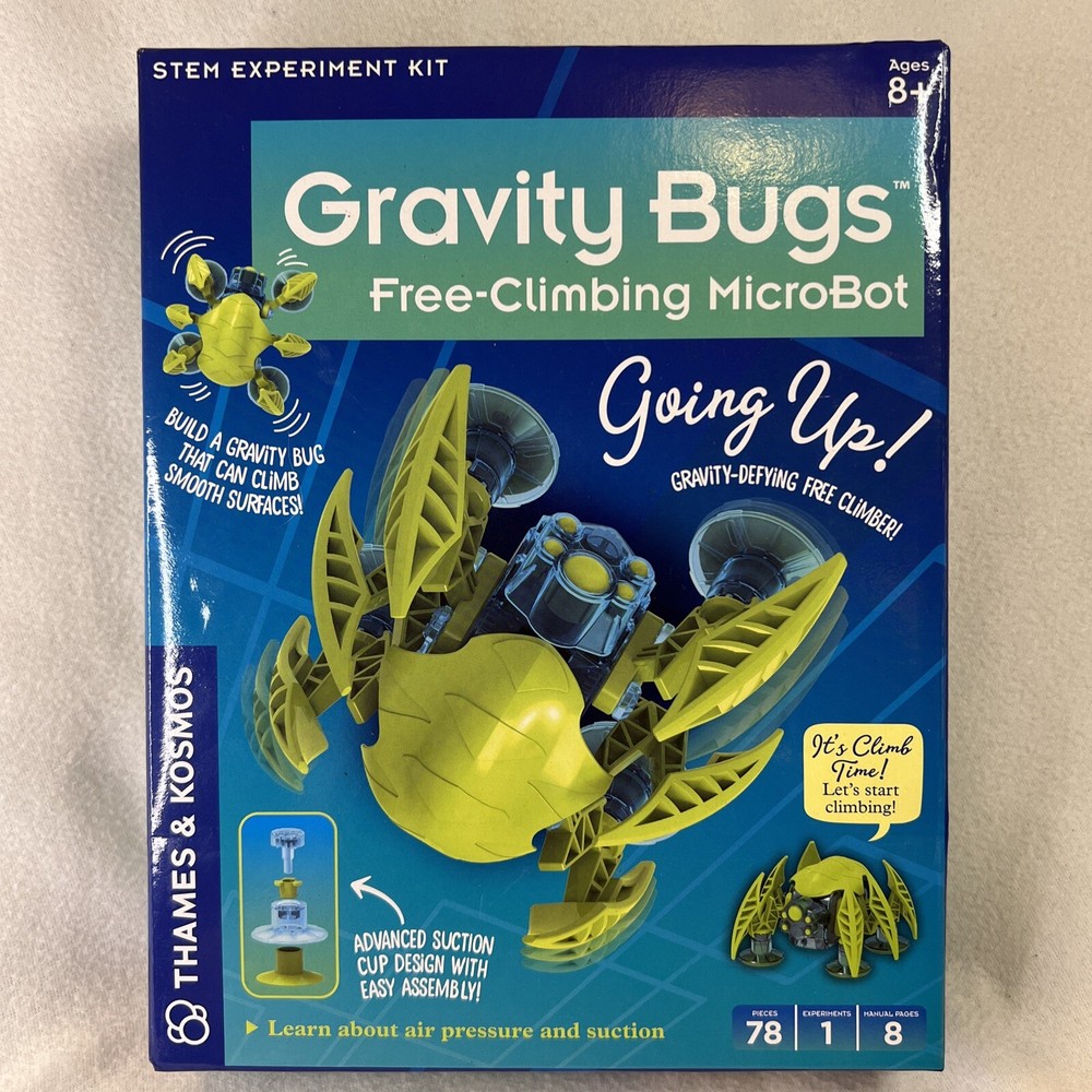 New Gravity Bugs Free-Climbing MicroBot STEM Experiment Kit Thames & Kosmos