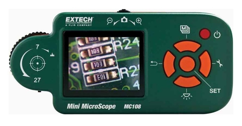 Extech MC108 Digital Mini Microscope New Open Box