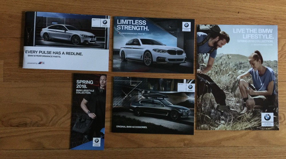 BMW Lot of 5 Different Brochures