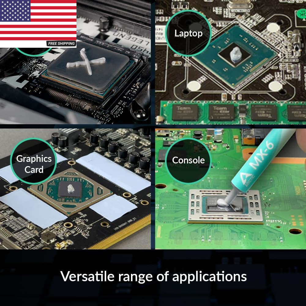 MX-6 (4 G) - Ultimate Performance Thermal Paste for CPU, Consoles, Graphics Card