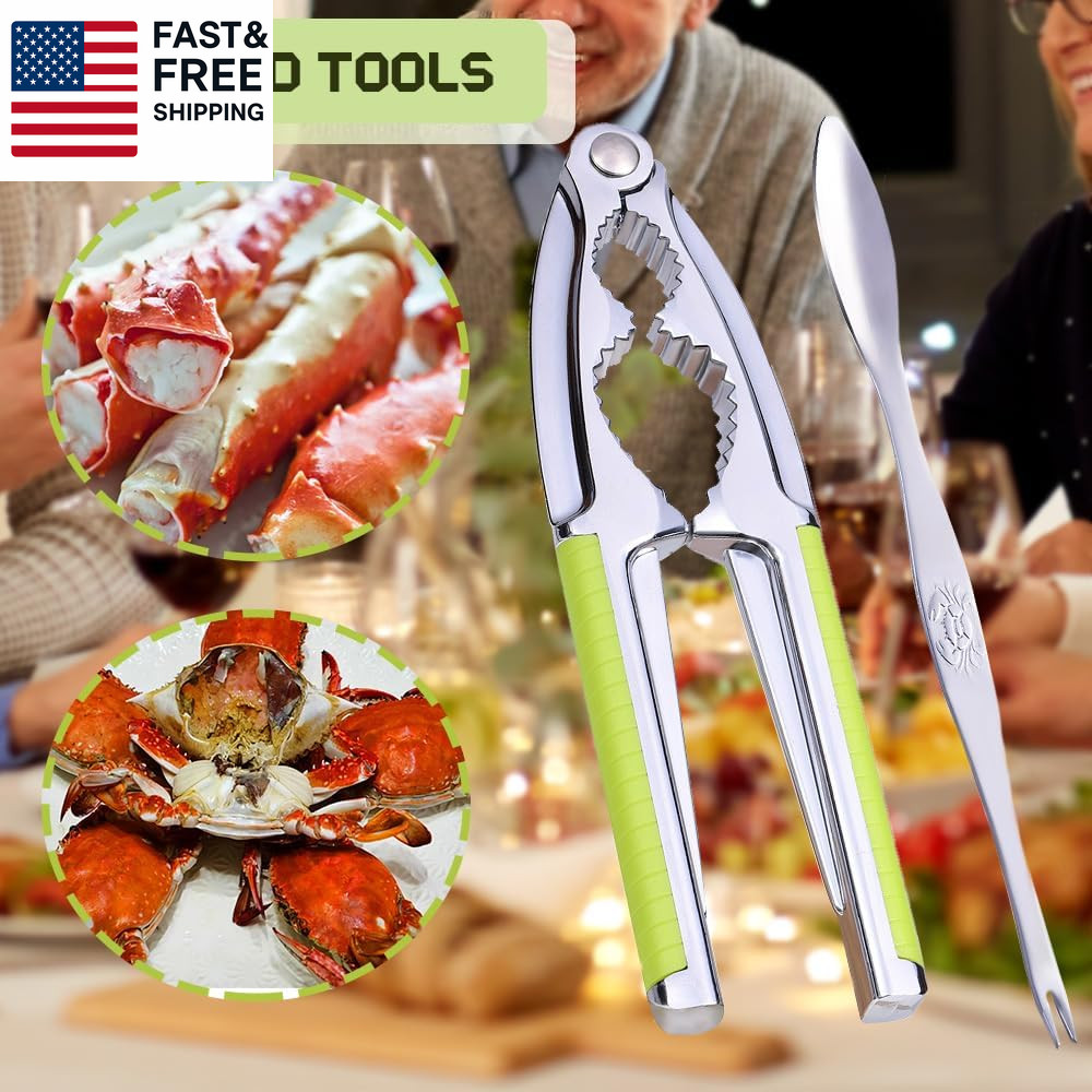 Nut Cracker, Nutcracker, Seafood Tools, Walnut Cracker for All Nuts, Heavy Duty