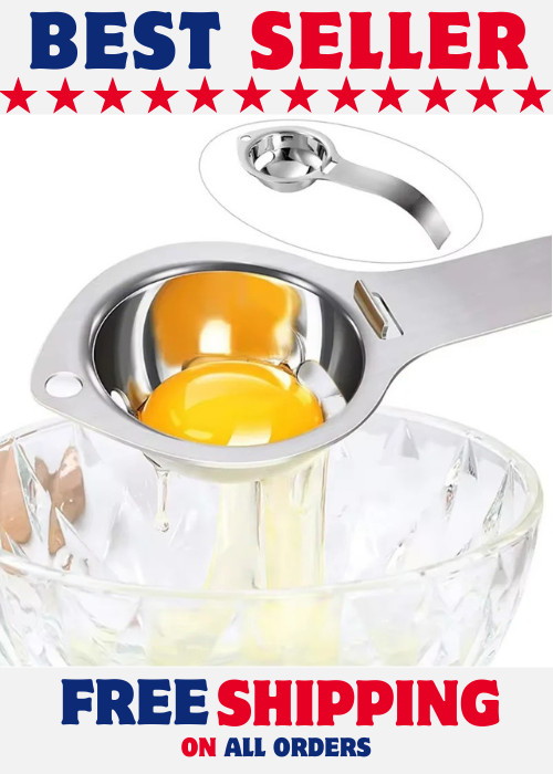 Egg Yolk White Separator Sieve Tool Easy Egg Divider for Baking Kitchen Gadget