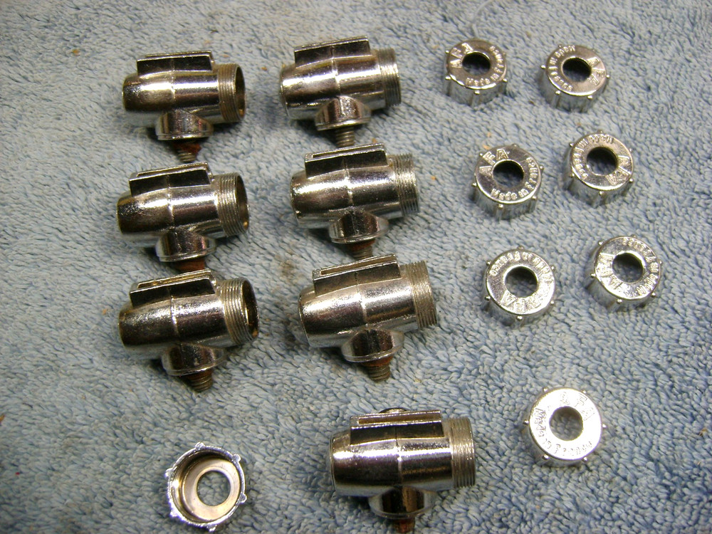 Lot, Zefal AFA, Frame Air Pump Ends, All missing inner rubber grommets & bits